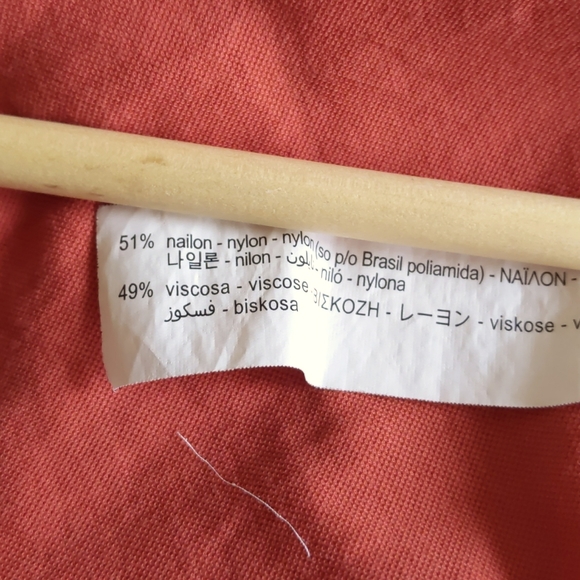 Zara Shift Dress, Size S, Burnt Orange/Red Color, Pullover, Pockets - Picture 5 of 9